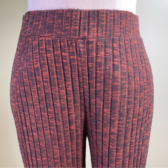 NWT! Michael Stars Women’s Priya Brown Clay Knit Wide Leg Pants - Size Medium - Picture 3 of 8